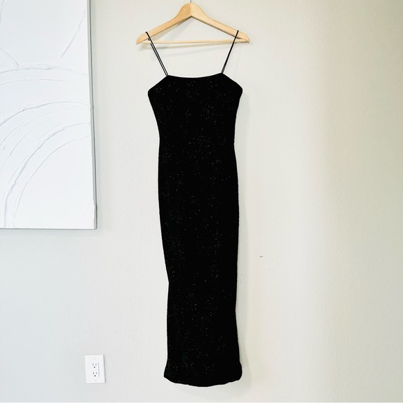 Alex Evenings Black Sparkle Maxi Dress - Picture 5 of 14